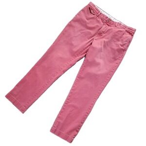 POLO Ralph Lauren Mens Straight Fit Chino Pants Salmon Pink 34x32 Actual 34x30